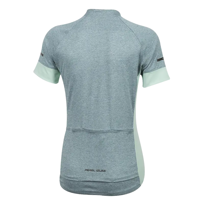 Pearl Izumi Select Escape Short Sleeve Jersey - Womens - Arctic-Mist Green 2
