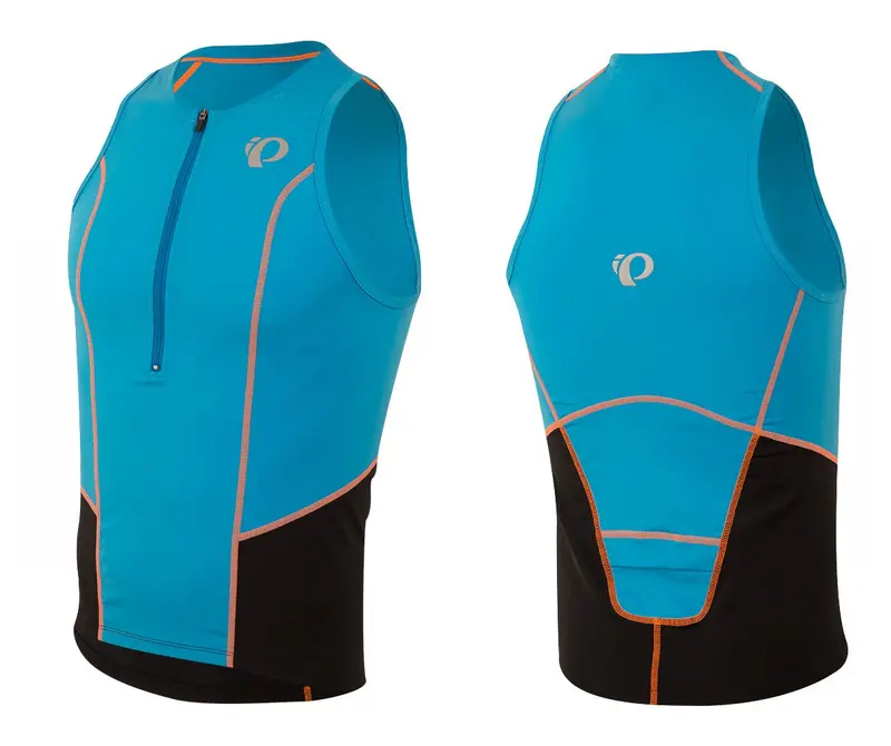 Pearl Izumi Select Pursuit Tri Singlet - Bel Air Blue-Black 1