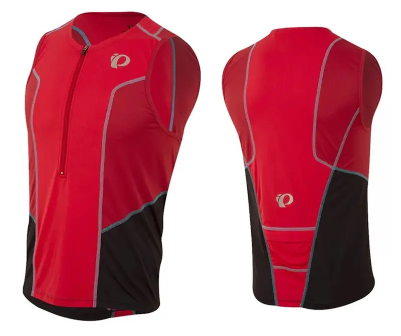 Pearl Izumi Select Pursuit Tri Sleeveless Jersey - True Red-Chili Pepper 1