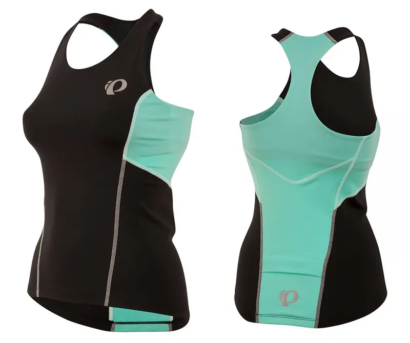 Pearl Izumi Select Pursuit Tri Tank - Womens - Black-Aqua Mint 1