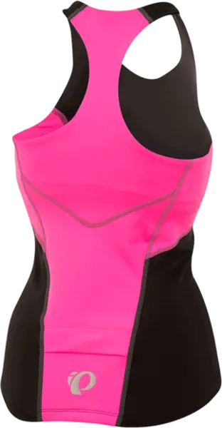 Pearl Izumi Select Pursuit Tri Tank - Womens - Black-Screaming Pink 2