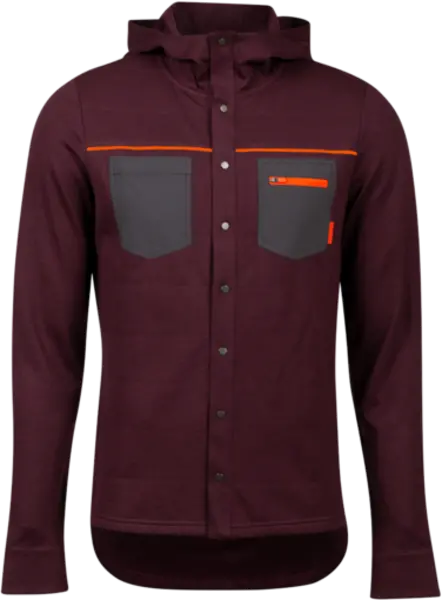 Pearl Izumi Summit Insulated Shirt - Garnet Heather 1