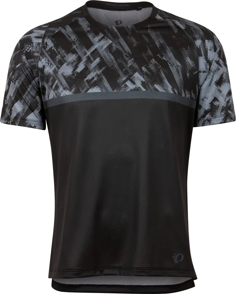 Pearl Izumi Summit Short Sleeve Mtb Jersey - Black-Dark Ink Disrupt 1