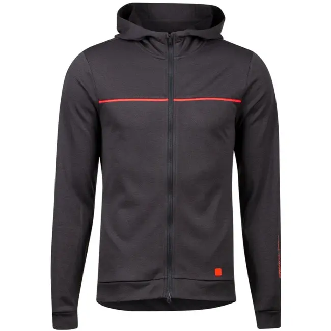 Pearl Izumi Trail Hoodie - Phantom-Screaming Red 1