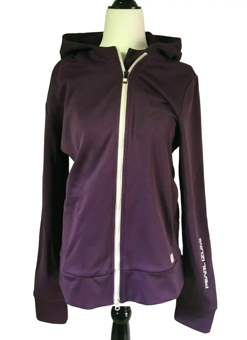 Pearl Izumi Trail Hoodie - Womens - Dark Violet-Iced Violet 1