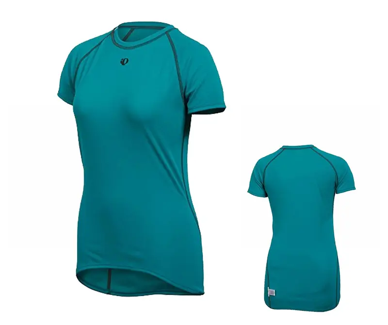 Pearl Izumi Transfer Short Sleeve Base Layer - Womens - Peacock 1