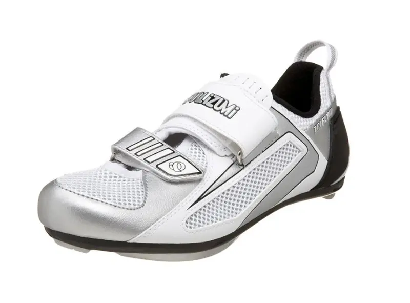 Pearl Izumi Tri Fly Iii Triathlon Shoe - Womens - White-Silver 1