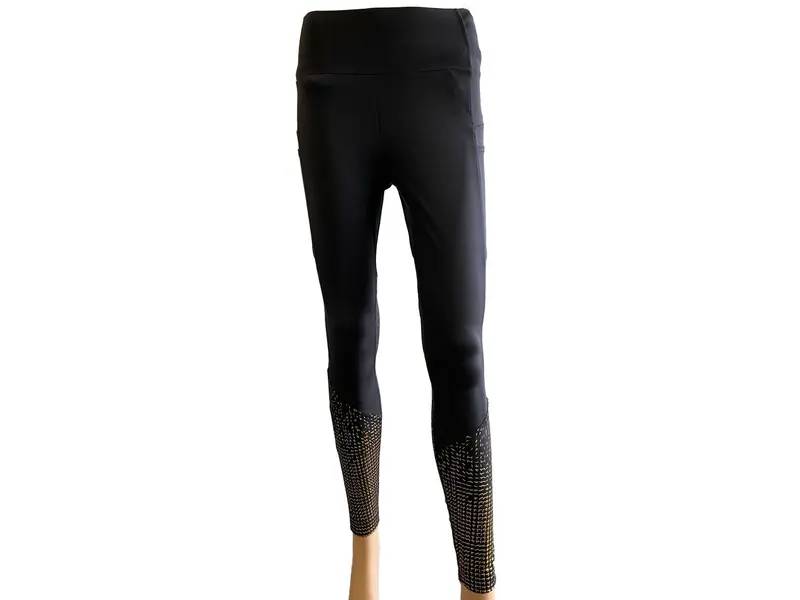 Pearl Izumi Wander Luster Cycling Tight - Womens - Black Shimmer 1