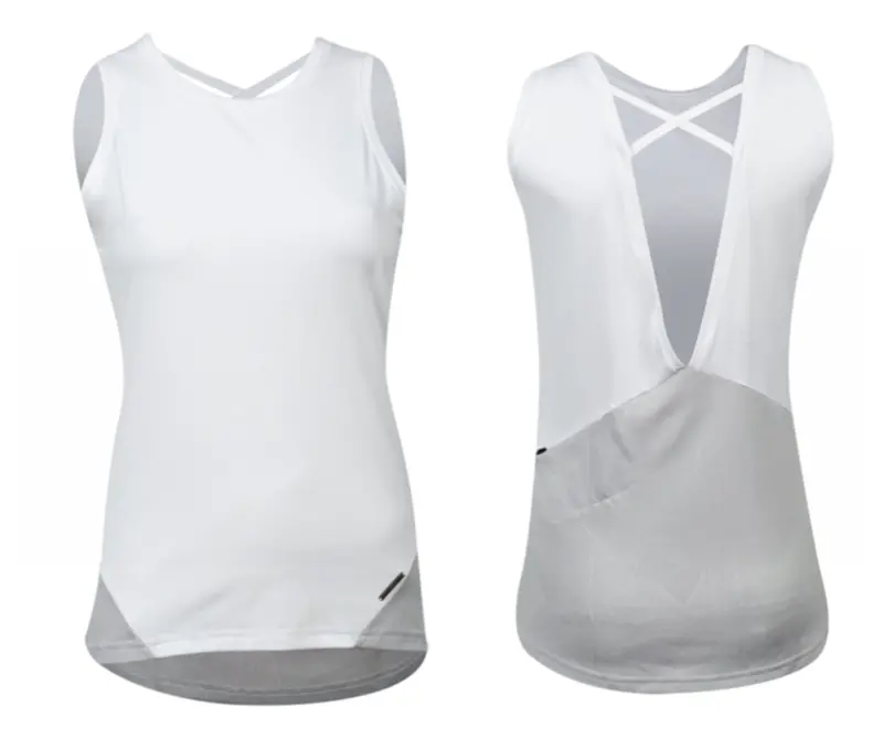 Pearl Izumi Wander Tank - Womens - White-Fog 1