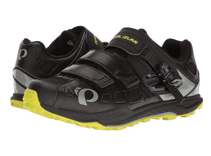 Pearl Izumi X-Alp Enduro V5 Mtb Shoe - Black-Monument Gray 1