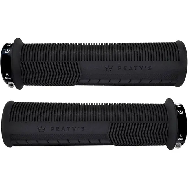 Peaty's Mushroom Thick Lock-On Grips - Black 1