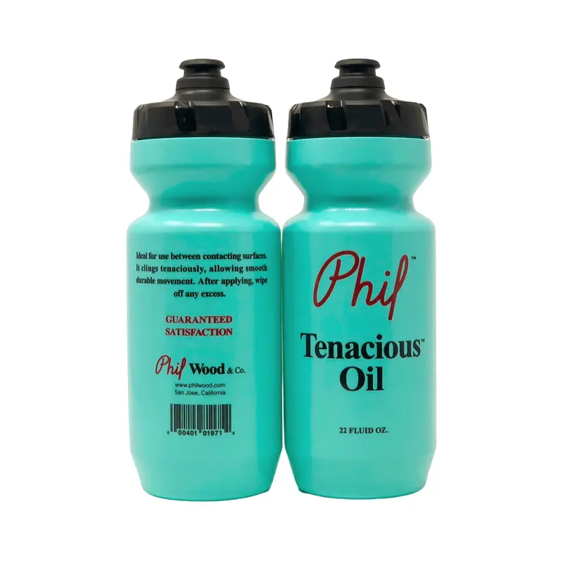 Phil Wood Tenacious Oil Water Bottle - 22Oz - Turquoise 1