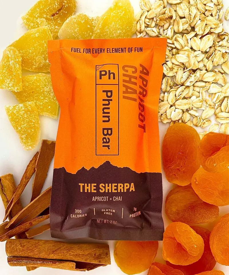 Phun Bar Energy Bar - The Sherpa - Apricot And Chai 1