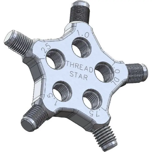 Pilo Thread Star - Rear 12Mm Axle Thread Identifier 1