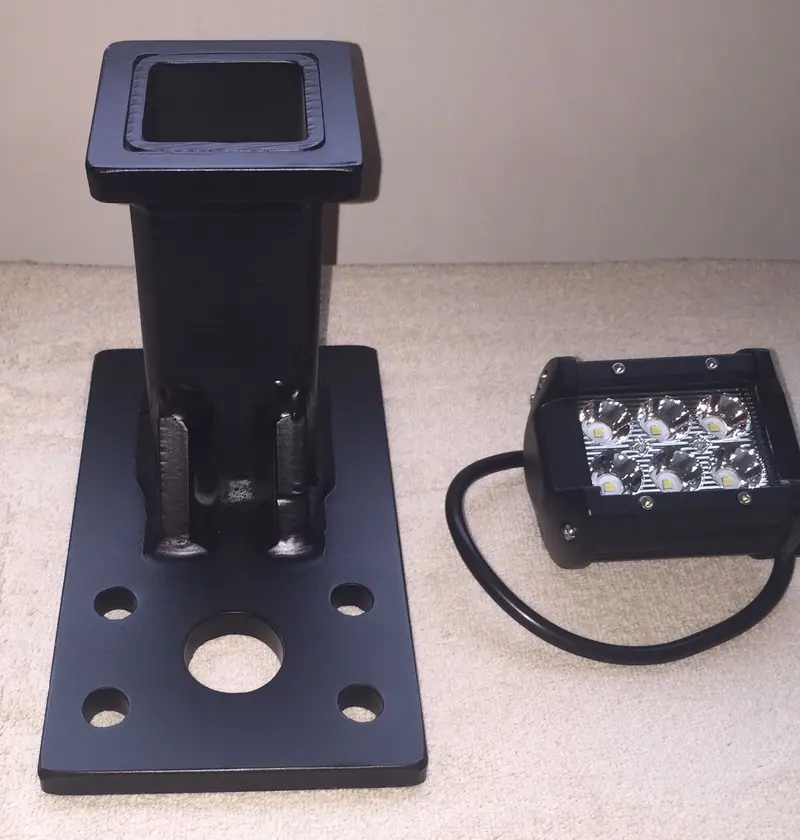 "Pinball" (Tm) " 2" Receiver Hitch + Backup Light Fits M998 Humvee Hmmwv M151a1 Jeep 2