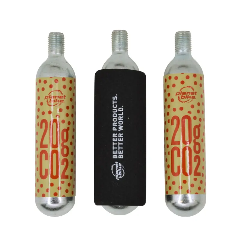 Planet Bike 20G Threaded Co2 Cartridge - 3 Pack 1