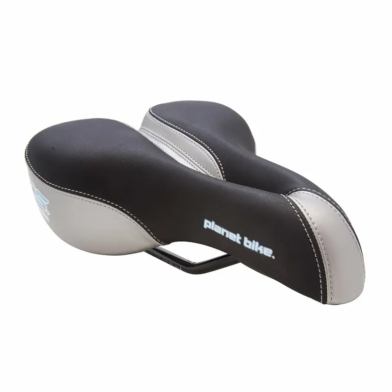 Planet Bike A.R.S. Classic Anatomic Saddle - Black-Silver 1