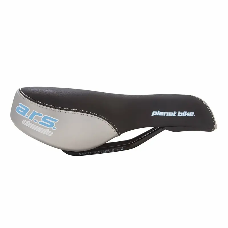 Planet Bike A.R.S. Classic Anatomic Saddle - Black-Silver 2