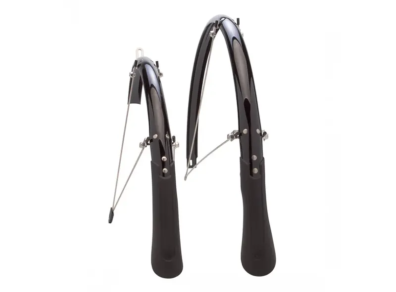 Planet Bike Cascadia Road 700C Fender Set - Black 1