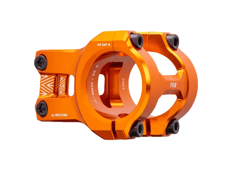 Pnw Loam 31.8 Mtb Stem - Blood Orange 1