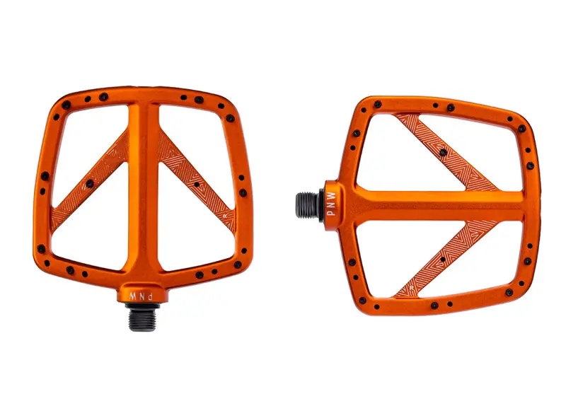 Pnw Loam Alloy Flat Pedal - Blood Orange 1