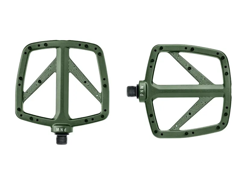 Pnw Loam Alloy Flat Pedal - Moss Green 1