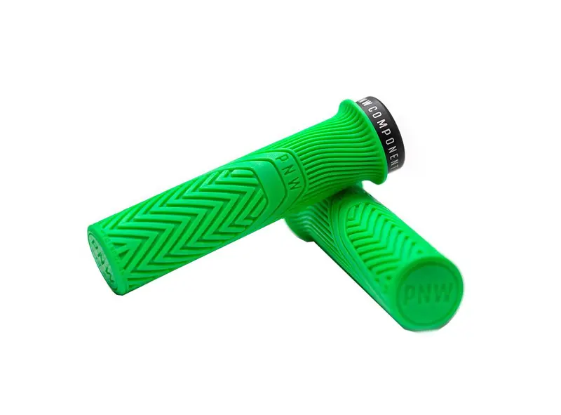 Pnw Loam Mtb Lock-On Grips - Moto Green 1