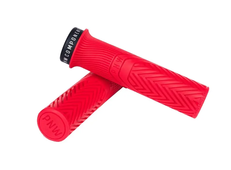 Pnw Loam Mtb Lock-On Grips - Really Red 1