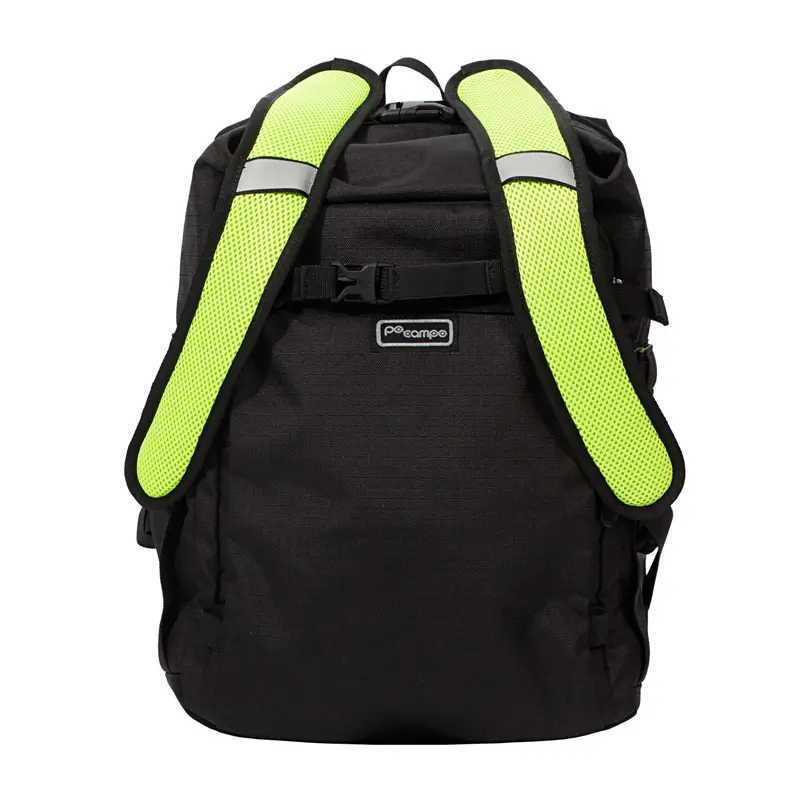 Po Campo Bedford Backpack Pannier - Black Ripstop 1