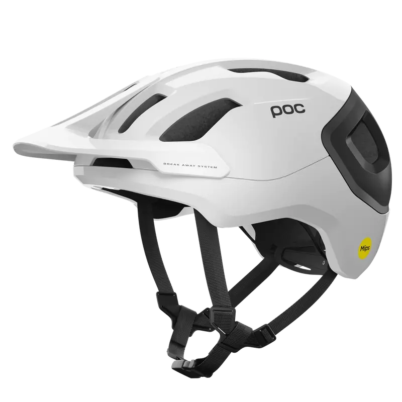 Poc Axion Race Mips Mtb Helmet - Hydrogen White-Uranium Black Matt 1