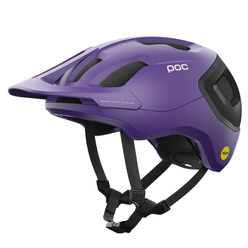 Poc Axion Race Mips Mtb Helmet - Sapphire Purple-Uranium Black Metallic-Matt 1