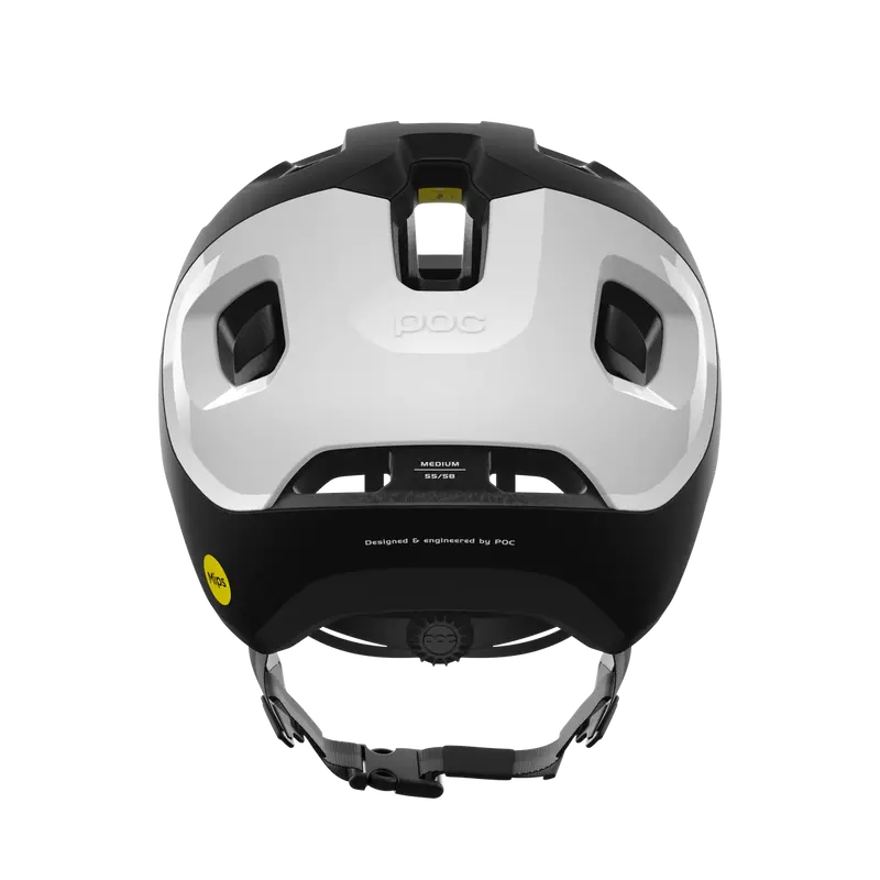 Poc Axion Race Mips Mtb Helmet - Uranium Black Matt-Hydrogen White 4