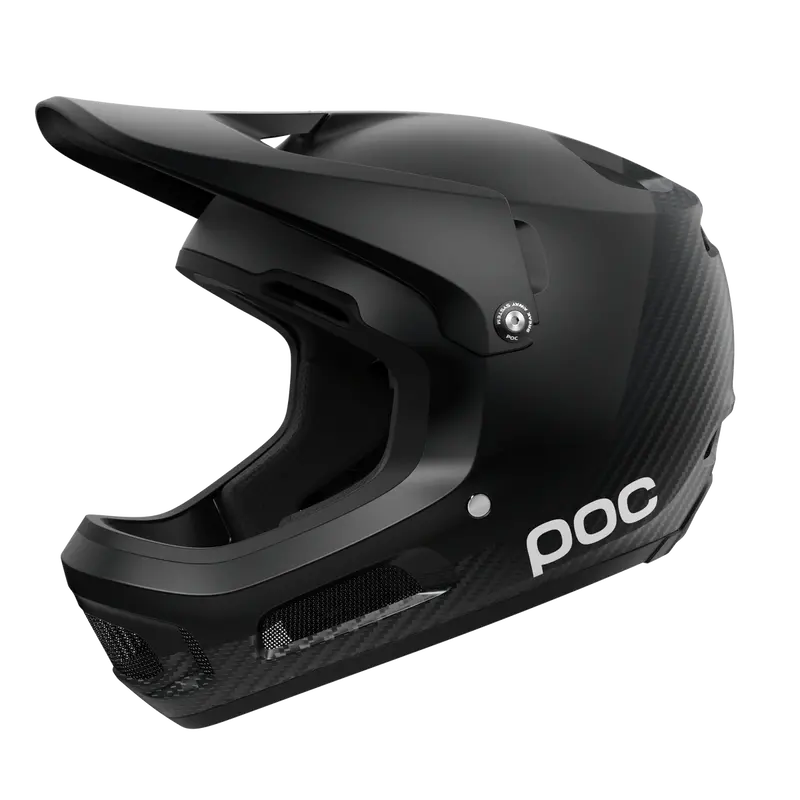 Poc Coron Air Carbon Mips Full Face Helmet - Carbon Black 1