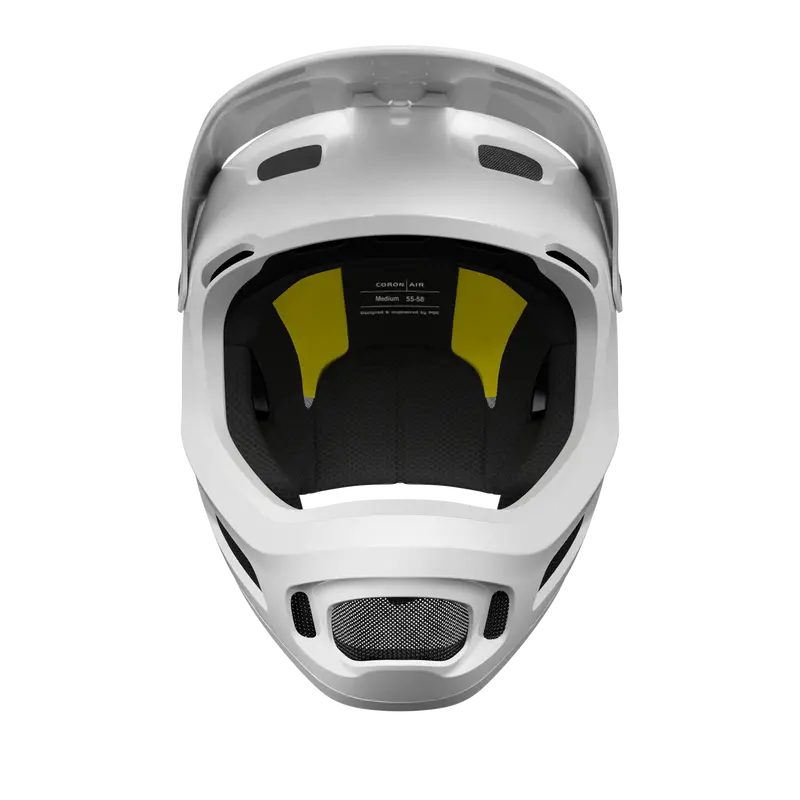 Poc Coron Air Mips Full Face Helmet - Hydrogen White 2