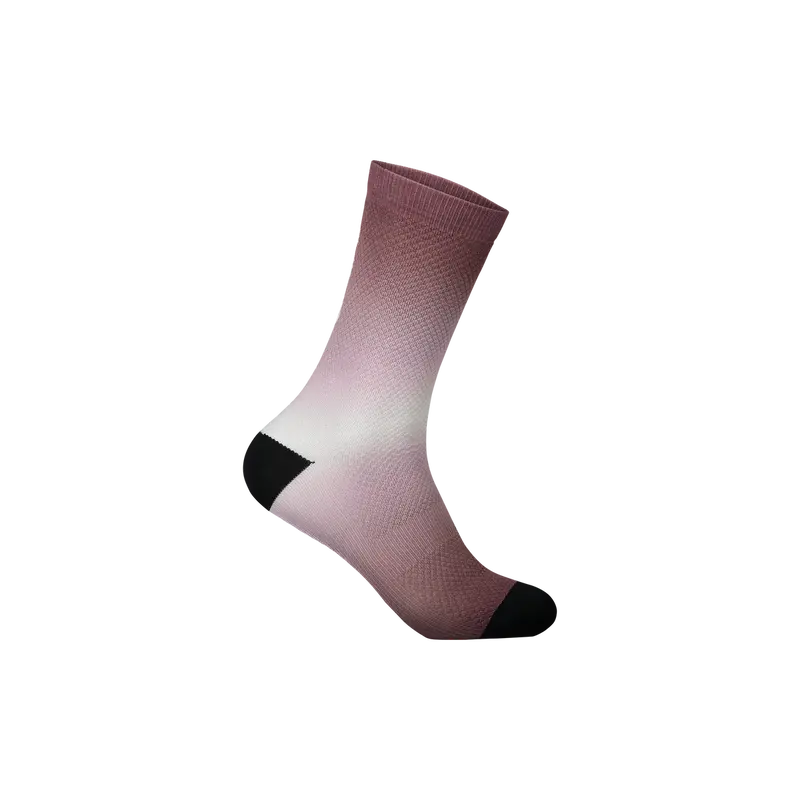 Poc Essential Long Print Sock - Gradient Garnet Red 1