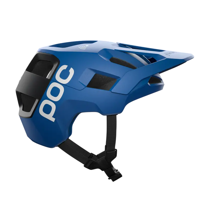 Poc Kortal Race Mips Mtb Helmet - Opal Blue-Uranium Black Metallic-Matt 3