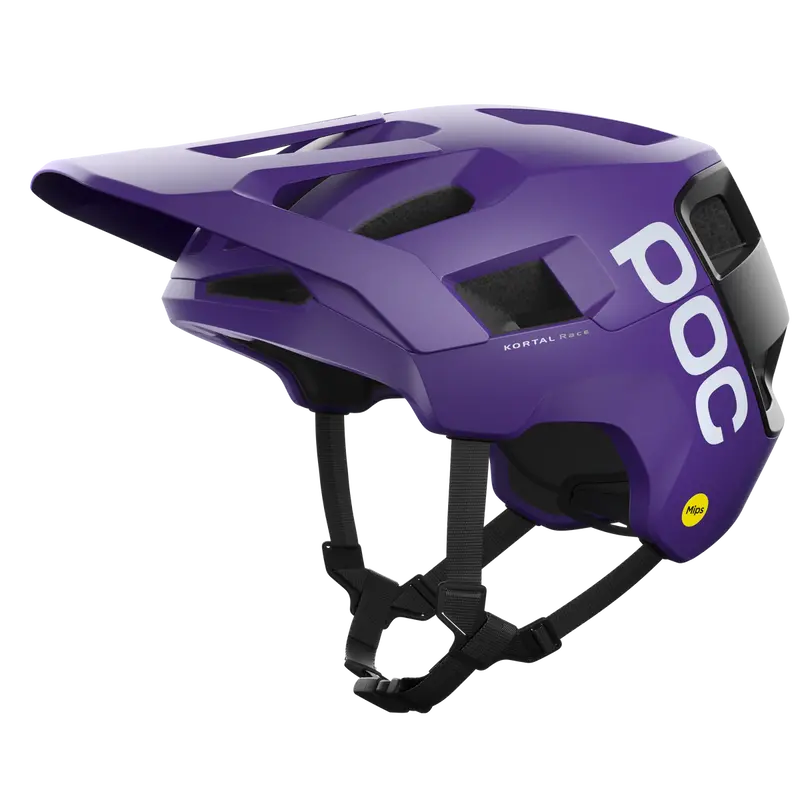 Poc Kortal Race Mips Mtb Helmet - Sapphire Purple-Uranium Black Metallic-Matt 1