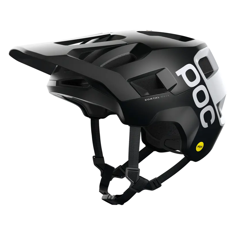 Poc Kortal Race Mips Mtb Helmet - Uranium Black Matt-Hydrogen White 1