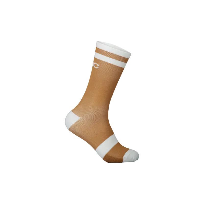 Poc Lure Long Mtb Sock - Aragonite Brown-Hydrogen White 1
