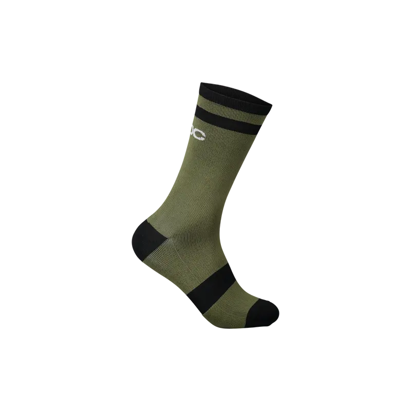 Poc Lure Long Mtb Sock - Epidote Green-Uranium Black 1