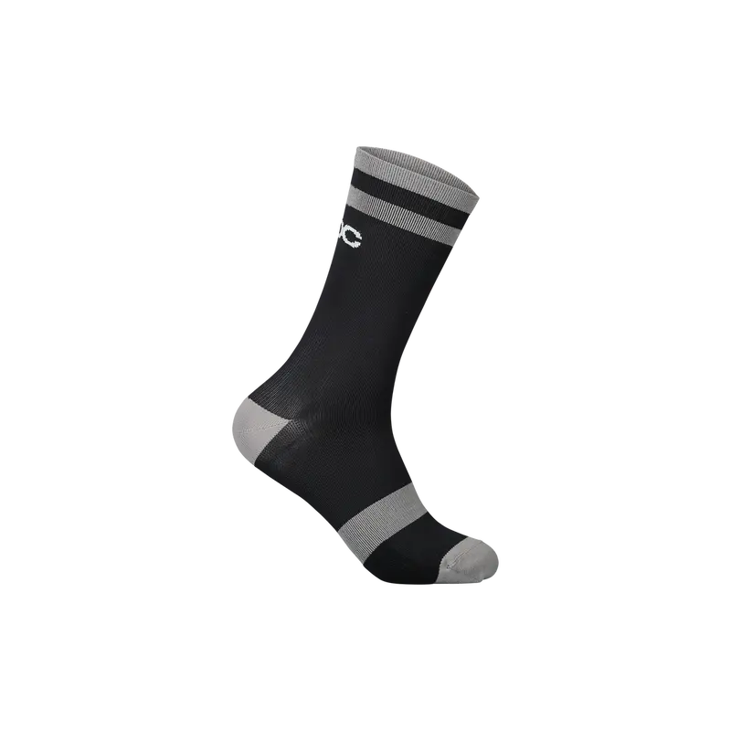 Poc Lure Long Mtb Sock - Uranium Black-Granite Gray 1
