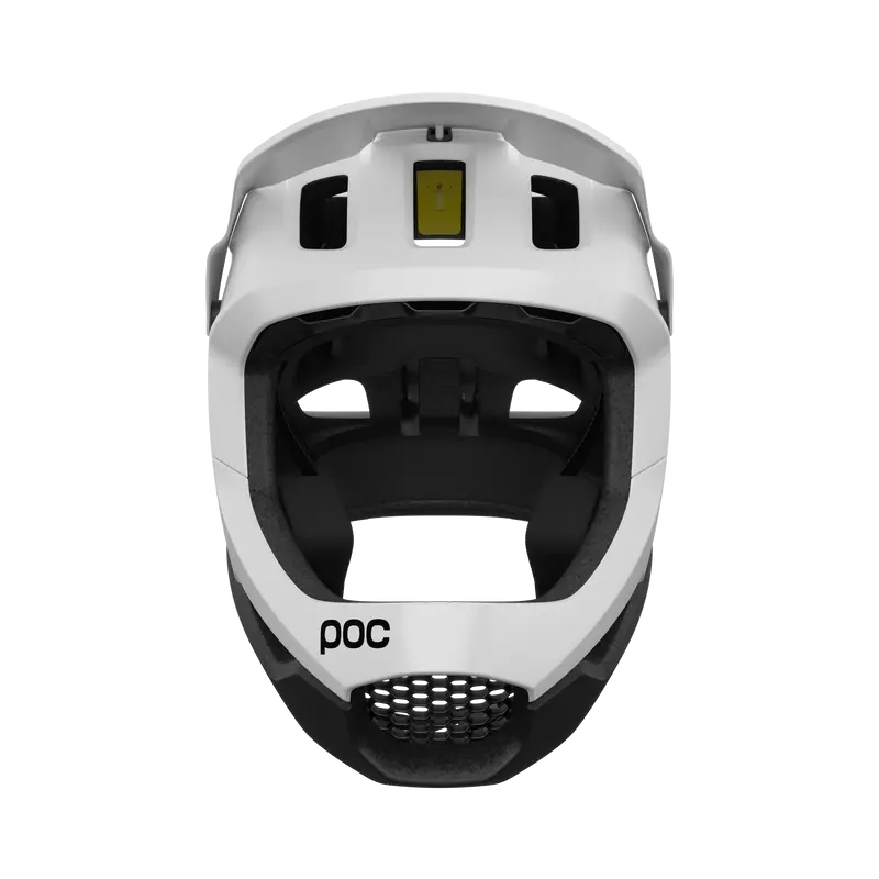 Poc Otocon Race Mips Full Face Helmet - Hydrogen White-Uranium Black Matt 2