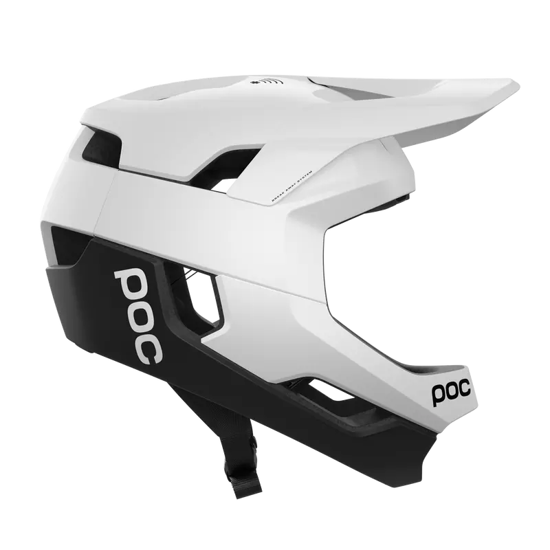 Poc Otocon Race Mips Full Face Helmet - Hydrogen White-Uranium Black Matt 3