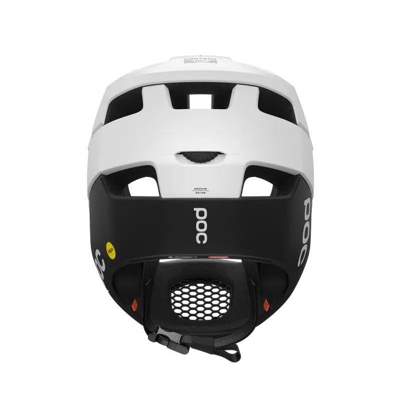Poc Otocon Race Mips Full Face Helmet - Hydrogen White-Uranium Black Matt 4