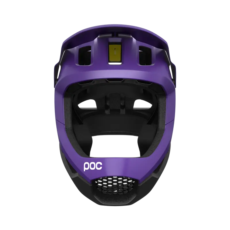 Poc Otocon Race Mips Full Face Helmet - Sapphire Purple-Uranium Black Metallic-Matt 2