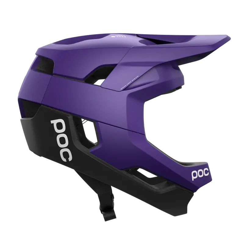 Poc Otocon Race Mips Full Face Helmet - Sapphire Purple-Uranium Black Metallic-Matt 3