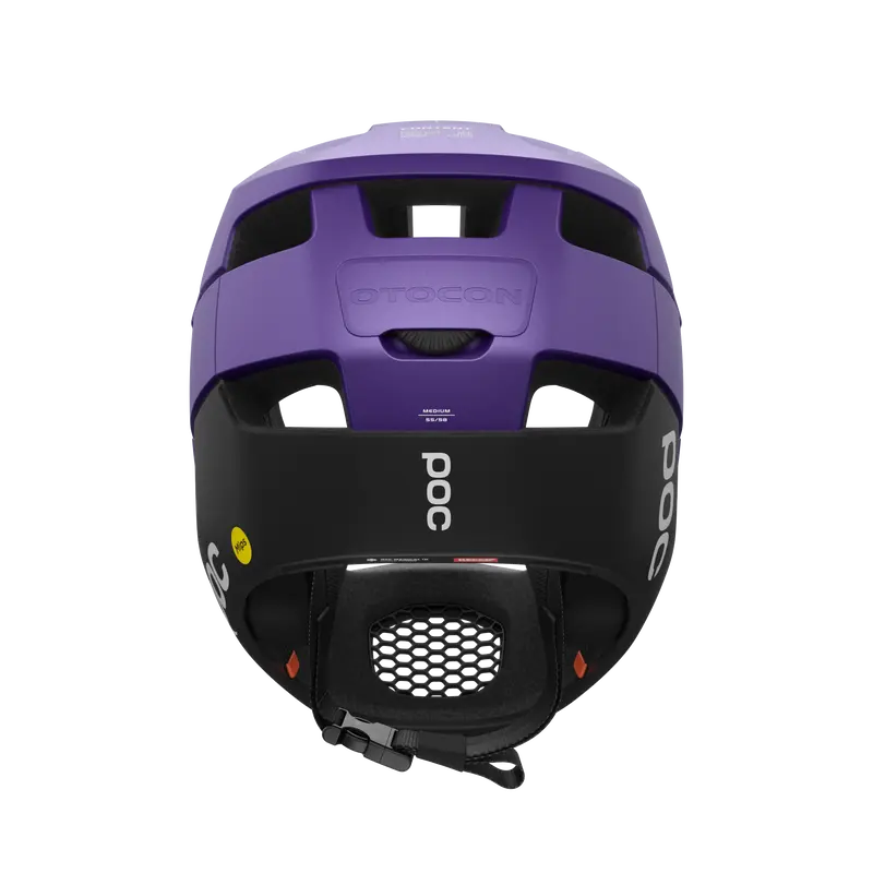 Poc Otocon Race Mips Full Face Helmet - Sapphire Purple-Uranium Black Metallic-Matt 4