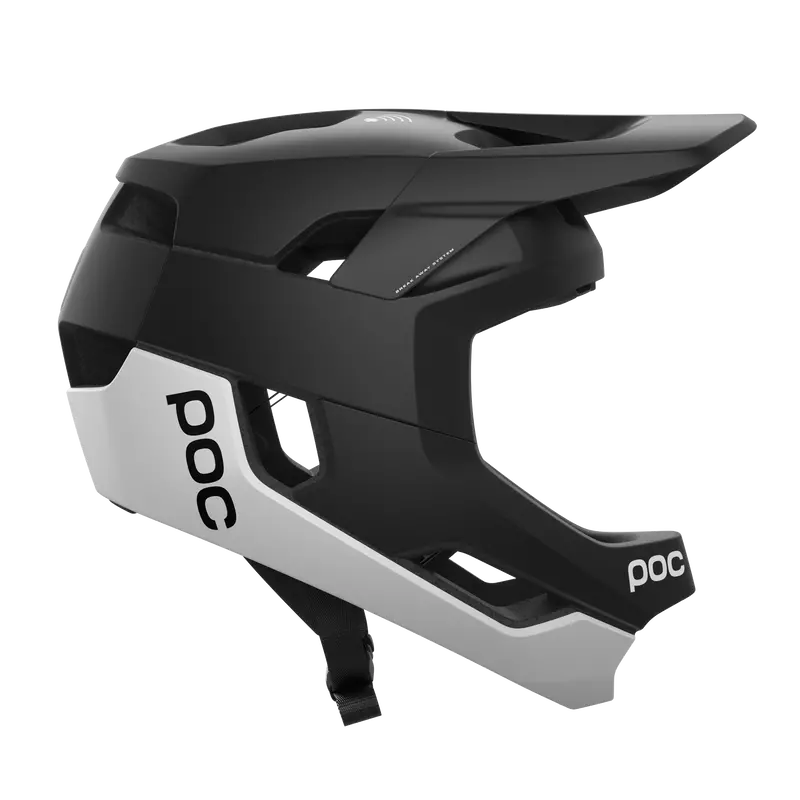 Poc Otocon Race Mips Full Face Helmet - Uranium Black-Hydrogen White Matt 3