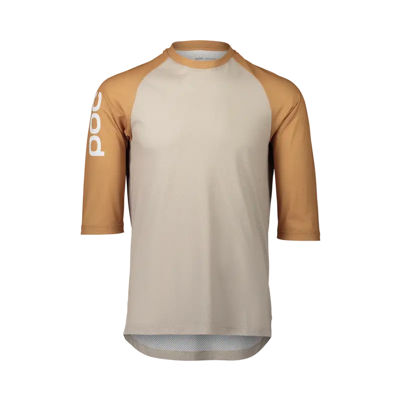 Poc Pure 3/4 Sleeve Mtb Jersey - Light Sandstone Beige-Aragonite Brown 1