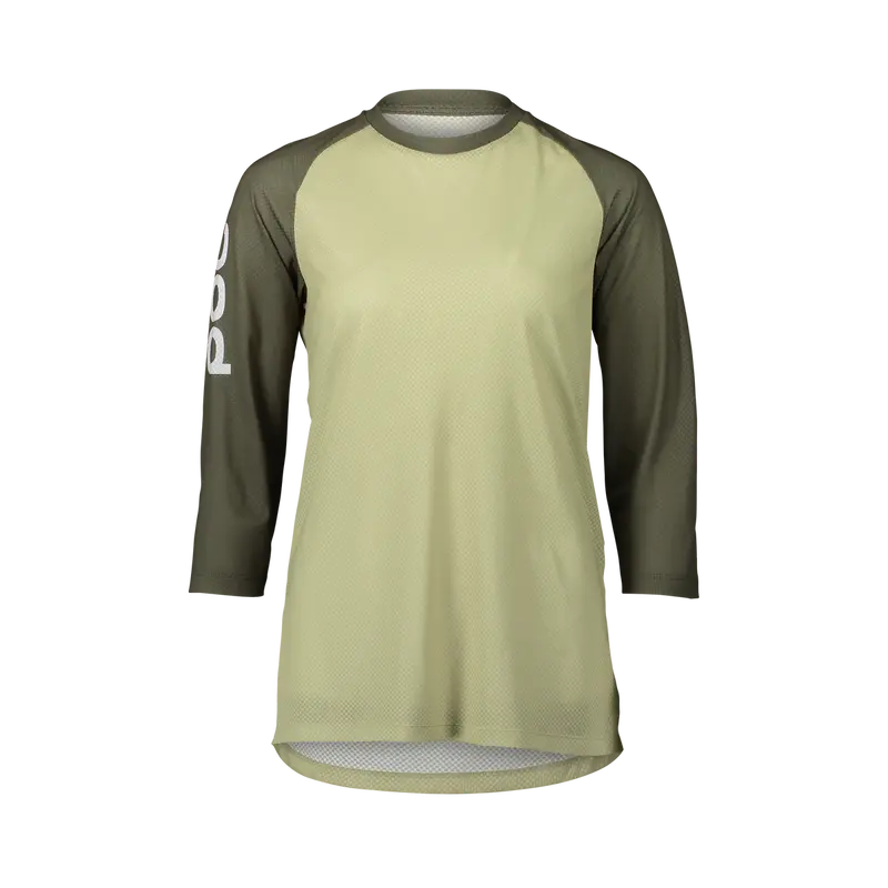 Poc Pure 3/4 Sleeve Mtb Jersey - Womens - Prehnite Green-Epidote Green 1